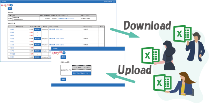 現場担当者でもexcelファイルの収集 データ抽出作業を可能に サクッと収集